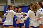 VB vs RIC  Wheaton Women's Volleyball vs Rhode Island College. - Photo by Keith Nordstrom : Wheaton, Volleyball, VB